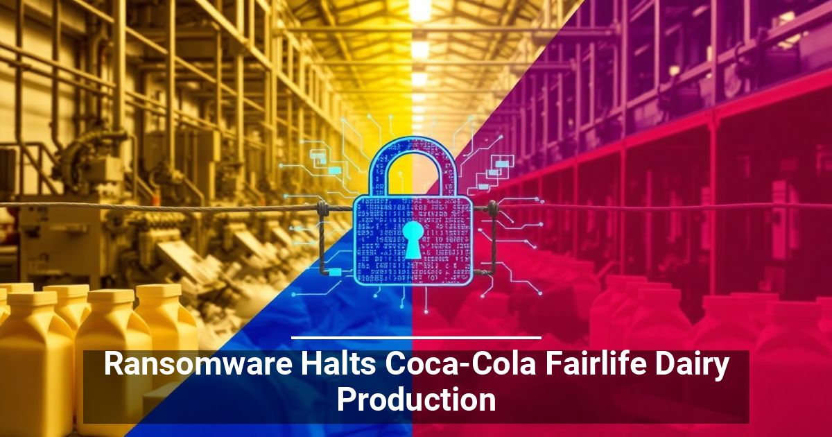 Ransomware Halts Coca-Cola Fairlife Dairy Production